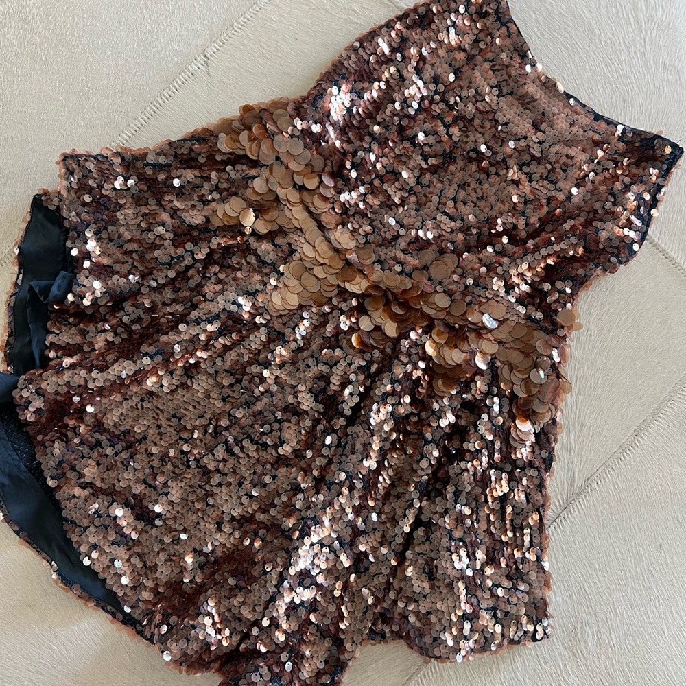 Anthropologie Sequin Midi Skirt | Size 2